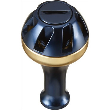 SLPワークス SLPW アルミラウンドノブ S ネイビーブルー/ゴールド