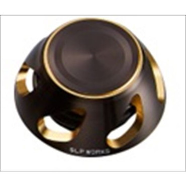 22SLPW スピニングハンドルキャップS2 ブラック/ゴールド