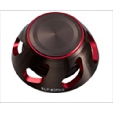 22SLPW スピニングハンドルキャップS2 ブラック/レッド