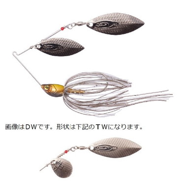 OSP スピナーベイト バズベイト ハイピッチャーMAX 3/4oz TW スティールシャッドS51
