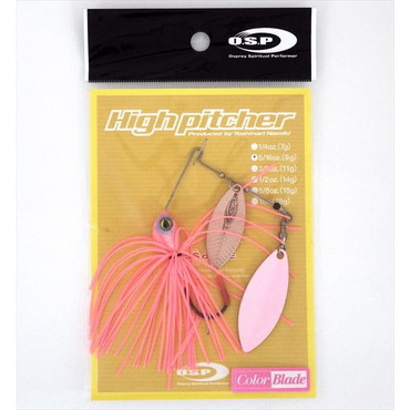 OSP スピナーベイト バズベイト ハイピッチャー 5/16oz DW ワンパンピンク S53