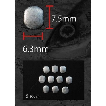 バイオベックス　ウェイトシール　楕円　Ｓ　０．２５ｇ