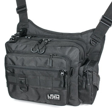 ＬＳＤ タックルバッグ ワンショットサイドダブル コーデュラブラック