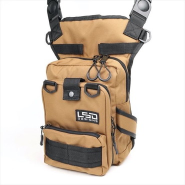 ＬＳＤ タックルバッグ フットエギング 3G　コーデュラコヨーテブラウン