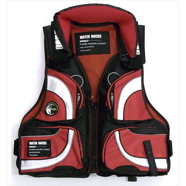 オレンジブルー ライフジャケット WRLV-3134 ライフベストDX(枕付) フリー レッド