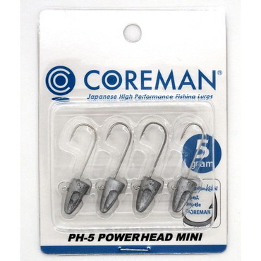 コアマン ジグヘッド PH-5 パワーヘッド ミニ #001 アンペイント(無塗装)