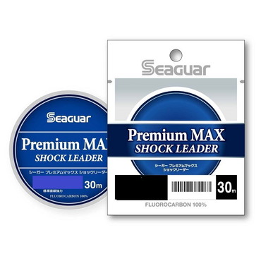 【特価】　クレハ　Ｎｅｗシーガーショックリーダー　プレミアムマックス　３０ｍ　４ｌｂ　０．８号