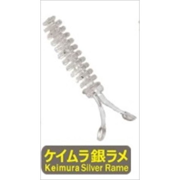 プログレ ワーム アジミルク スクイッド 1.5インチ ケイムラ銀ラメ