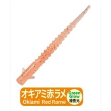 プログレ ワーム アジミルク ストリーマー 2.0インチ オキアミ赤ラメ