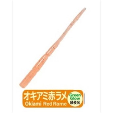 プログレ ワーム アジミルク バチ 2.5インチ オキアミ赤ラメ