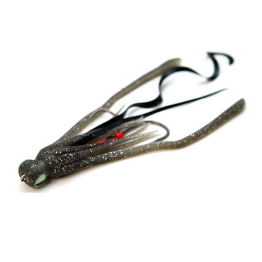 ライズジャパン タイラバ 鯛ラバ なみだまユニット ゲソカーリー #GC07 ブラックシルバーラメ