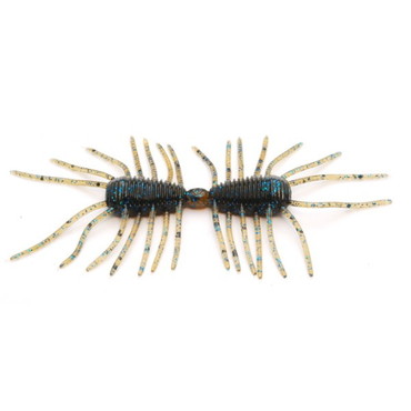 レイドジャパン ワーム マイクロツーウェイ 020 ダークシナモンブルーフレーク