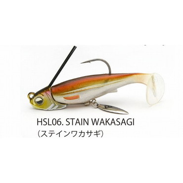 レイドジャパン ワーム ヘッドスイマーリベロ 10g 06.ステインワカサギ