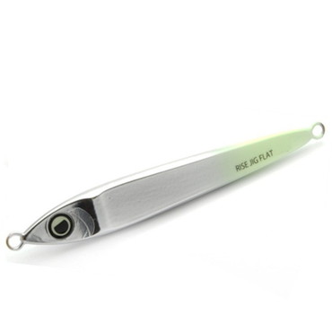 ライズジャパン メタルジグ ライズジグ フラット 200g #RJ15 リアグロー