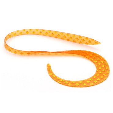 ライズジャパン タイラバ 鯛ラバ なみだまネクタイ 太短カーリー #NF11 オレンジゴールドドット