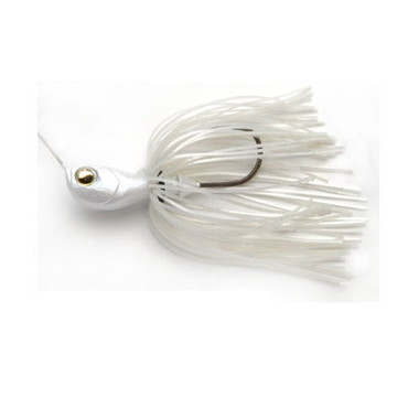 レイドジャパン スピナーベイト バズベイト レベルスピン 3/8oz. パールホワイト