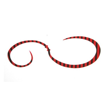 ライズジャパン タイラバ 鯛ラバ なみだまネクタイ ちょうどよカーリー #NC10 レッドブラックゼブラ