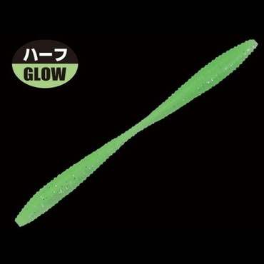 ガンクラフト ワーム 鯵爆吸 2.8インチ #12 ナイトライム