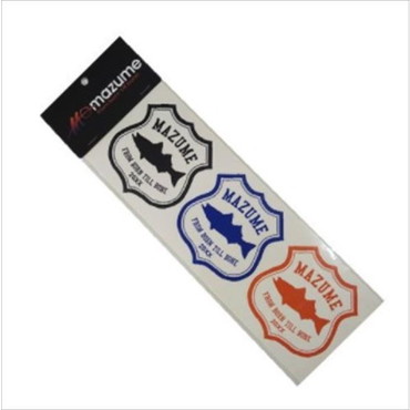 マズメ ステッカー MZAS-582 MZ ステッカー シーバス 3枚セット