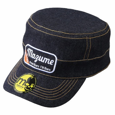 mazume 帽子 mazume ワークキャップIII UNISEX 55~57cm デニム MZCP-609