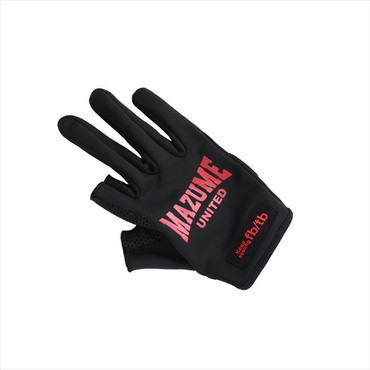 オレンジブルー 防寒手袋 MZGL-F673 mazume ライトグローブウインター レッド L