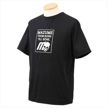 【訳あり】mazume マズメ ウェア MZAP-679 mazumeプライムフレックスTシャツ ロゴ ブラック S