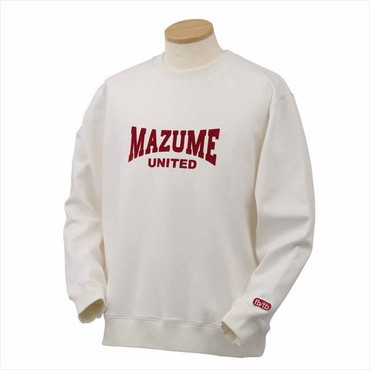 mazume マズメ ウェア MZAP-685 mazumeトレーナーII ホワイト×バーガンディ S