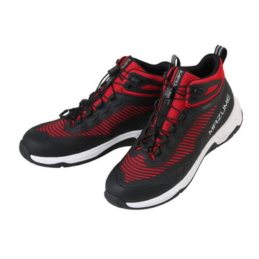 オレンジブルー MZSH-743 マズメ ラフウォーター デッキシューズハイカット ブラック×レッド S