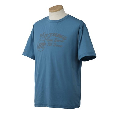 【訳あり】オレンジブルー ウェア MZAP-767mazume プライムフレックスTシャツ ロゴ II スレートブルー S