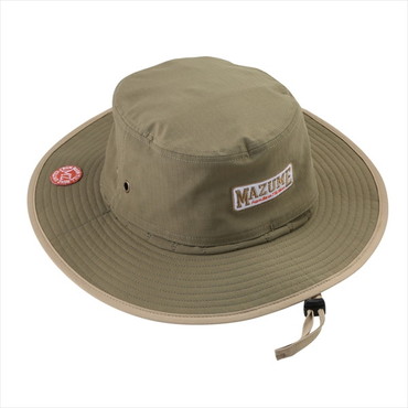 オレンジブルー 帽子 MZCP-778mazume サンシェードハット オリーブ X-Large