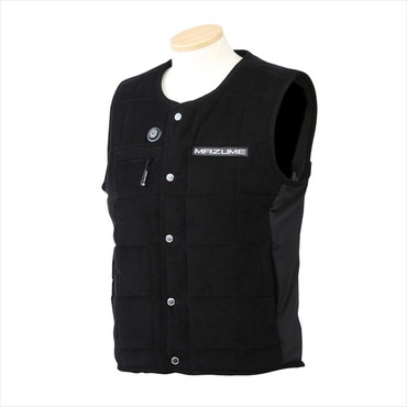 マズメ 防寒服アウター MZFW-802 mazume ヒーターベスト ブラック M