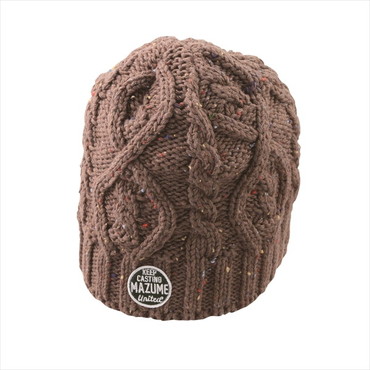 マズメ 防寒帽子 MZCP-F813 mazume シングルワッチ モカ フリー