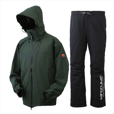 mazume レインウェア MZRS-819 mazume コンタクトレインスーツ アーミーグリーン M