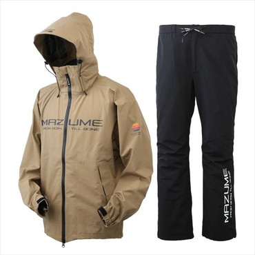 mazume レインウェア MZRS-819 mazume コンタクトレインスーツ タン S