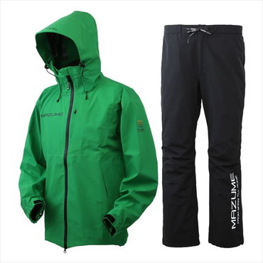 mazume レインウェア MZRS-820 mazume コアレインスーツ グリーン LL