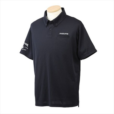 mazume ウェア MZAP-824 mazume ポロシャツ ブラック LL