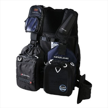 mazume ライフジャケット MZLJ-830 mazume レッドムーンライフジャケット サーフスペシャル 3 ブラック フリー