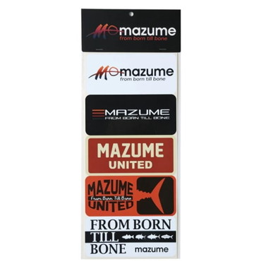 オレンジブルー ステッカー MZAS-861 mazume ロゴステッカー II 5種セット