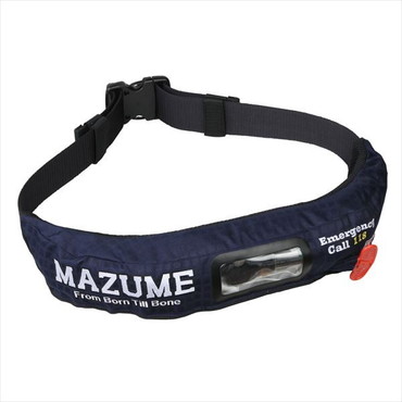 mazume ライフジャケット MZLJ-841 mazume インフレータブルウエスト 2 ネイビー フリー