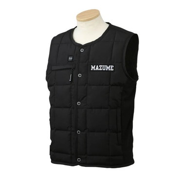 オレンジブルー 防寒服アウター MZFW-879 mazume ヒーターベスト ブラック L
