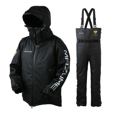 オレンジブルー 防寒服アウター MZFW-885 mazume ラフウォーター オールウエザースーツ ブラック 3L
