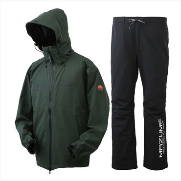 マズメ レインウェア MZRS-889 mazume コンタクトレインスーツ アーミーグリーン S
