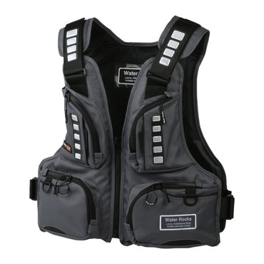 オレンジブルー ライフジャケット WRLV-3154 WR スタンダードライフベスト チャコール フリー