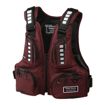 オレンジブルー ライフジャケット WRLV-3154 WR スタンダードライフベスト ブラウン フリー