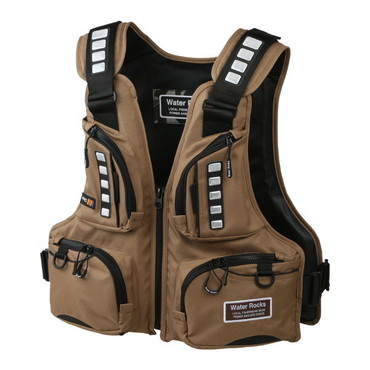 オレンジブルー ライフジャケット WRLV-3154 WR スタンダードライフベスト タン フリー