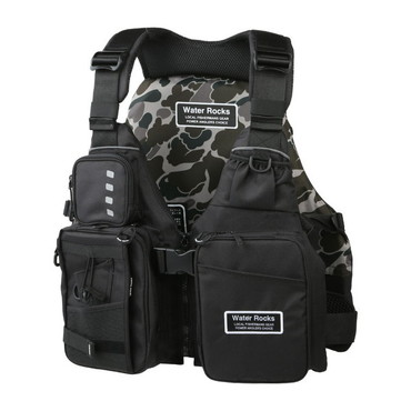 オレンジブルー ライフジャケット WRLV-3156 WR ショートライフベスト ブラック フリー