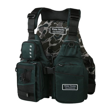 オレンジブルー ライフジャケット WRLV-3156 WR ショートライフベスト グリーン フリー