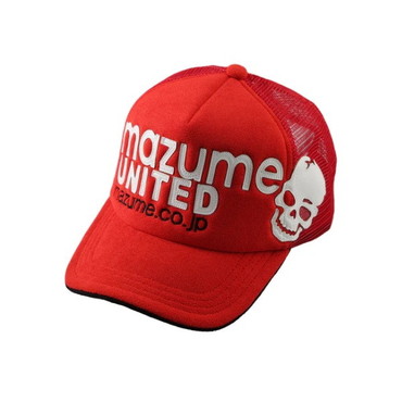オレンジブルー 帽子 MZCP-940 mazume キャップ レッド フリー