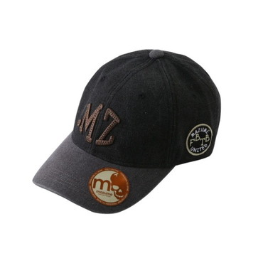 オレンジブルー 帽子 MZCP-946 mazume ウォッシュ CAP ブラック フリー