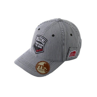 オレンジブルー 帽子 MZCP-949 mazume ヒッコリー CAP ブラック フリー